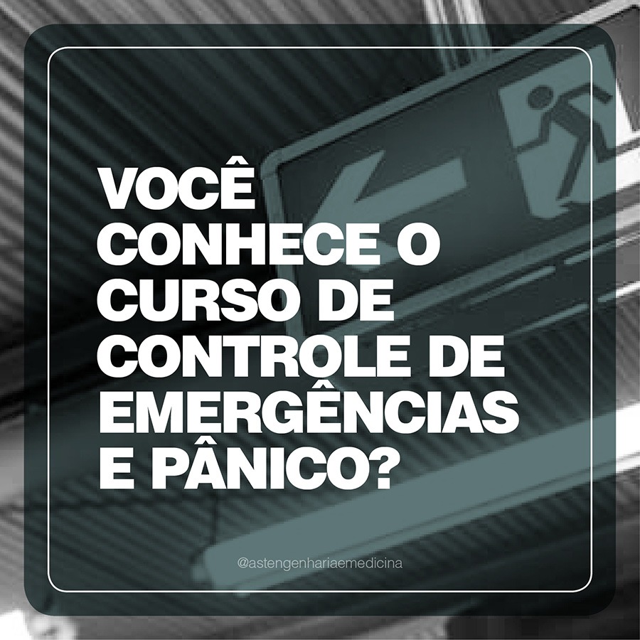 Voc conhece o curso de controle de emergncias e pnico?